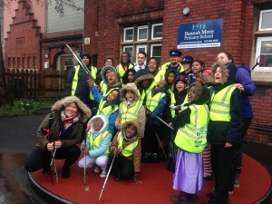 Hannah More Primary School take part in the &#039;Great Bristol Spring Clean Up&#039;
