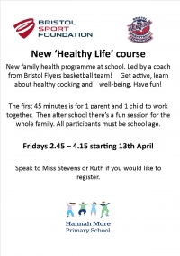 New &#039;Healthy Life&#039; course