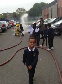 Year 2&#039;s fun with the Fire Brigade!