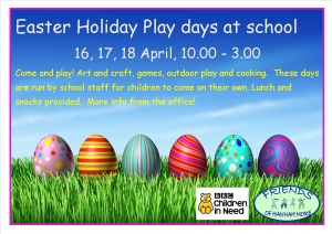Easter holiday Playdays!