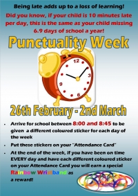Punctuality Week!