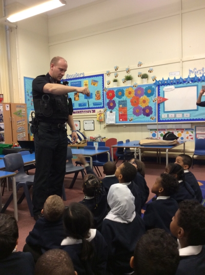 Police Officers Visit Year 1